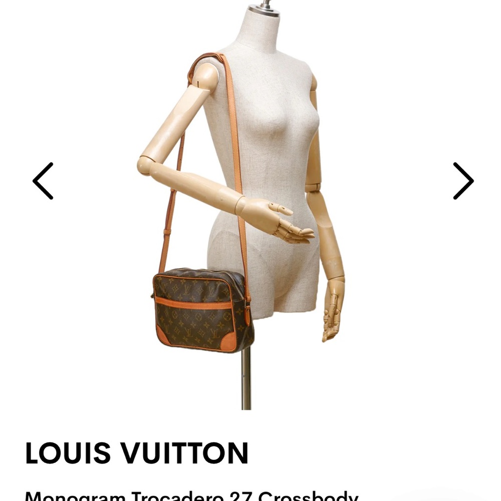 Louis Vuitton Classic Monogram Tan Crossbody Bag